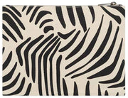 Hindbag Ema Medium Zakje met Rits - Zebra Crème