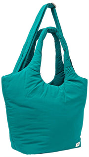 Roka Oxford Medium Taslon Schoudertas - Ocean View Blauw