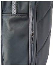 Roka Willesden grote crossbodytas van gerecycleerd nylon - Beluga grijs