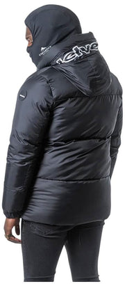 Helvetica Mountain Pioneers Capri 3 parkajack met capuchon - zwart