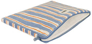 Hindbag Ava Medium 15inch Laptoptas - Oranje/Blauwe Strepen