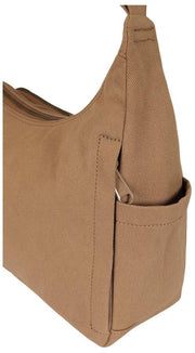 Hindbag Emile Multi Pocket Schoudertas - Kaneelbruin