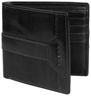 Dents Itchen Bifold Portemonnee - Zwart