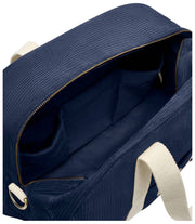 Achtertas Charlie Bowlingtas - Fluweel Marineblauw