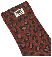 Roka Wimbledon Crew Sokken - Mini Luipaard Bruin