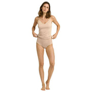 hanro-cotton-seamless-v-neck-spaghetti-top---beige-35928368