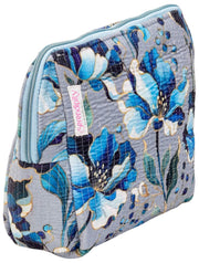 Elie Beaumont Serendipity Velvet Vanity Bag - Zilveren Orchidee