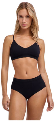 Falke Daily Naadloze Bustier Bralette - Zwart