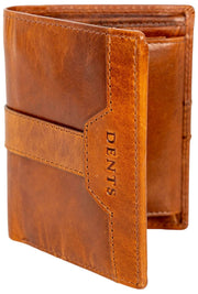 Dents Itchen Passcase Portemonnee - Cognac Bruin