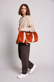 Achtertas Simon plunjezak - Velvet Brick Orange