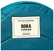 Roka Paddington kleine crossbodytas van gerecycled nylon - Noordzeeblauw
