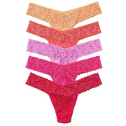 hanky-panky-signaure-lace-low-rise-5-pack-thong---couragous-coralenchanted-roseintuition-pink-34950725