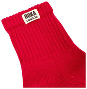 Roka Windsor Solid Crew Sokken - Scarlet