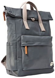 Roka Canfield B medium gerecyclede nylon rugzak - Beluga grijs