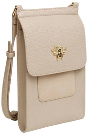 Alice Wheeler London Mini Bloomsbury Crossbodytas - Steenbeige