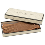 Elie Beaumont visgraathandschoenen - Camel Brown