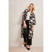 Elie Beaumont Serendipity lange kimono - zwarte weide