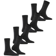 Esprit Solid 4 Pack Socks - Black