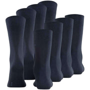 Esprit Solid 4 Pack Socks - Marine Navy