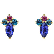 elements-gold-barcelona-9ct-gold-cluster-stud-earrings---goldbluepink-35461179