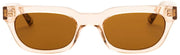 MessyWeekend Jenner Blue Light Leesbril - Bruin/Perzikbeige