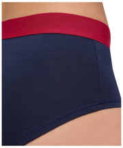 Falke Daily Comfort Print 2-Pack hipster slip - zwart/rood