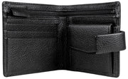 Dents Aire Coin Bifold Portemonnee - Zwart
