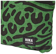 Roka Maida Vale medium katoenen canvas tasje - Artisjokgroen