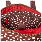 Roka Canfield B Kleine rugzak van gerecycled canvas - Bruine vlek