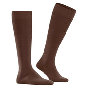 Falke Airport Knee High Socks - Cinnamon Brown