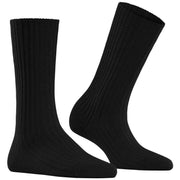 Falke Cosy Wool Boot Socks - Black