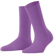 Falke Cosy Wool Boot Socks - Pink Iris Lilac