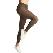 Falke Cotton Touch Leggings - Military Green