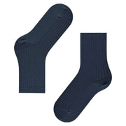 Falke Cross Knit Socks - Space Blue