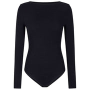 Falke Daily Bateau Korte bodysuit - Zwart