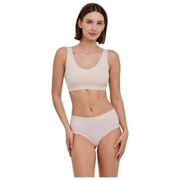 Falke Daily Comfort 2-pack bustier bralette - blauw/beige