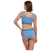 Falke Daily Comfort 2-pack bustier bralette - blauw/beige