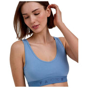 Falke Daily Comfort 2-pack bustier bralette - blauw/beige