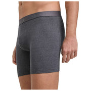 Falke Daily Comfort 2-pack boxershort met lange pijpen - donkergrijs gemêleerd