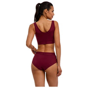 Falke Daily Comfort Print 2-pack bustier bralette - Rood