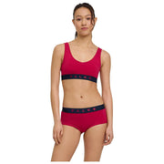 Falke Daily Comfort Print 2-pack bustier bralette - rood/zwart