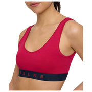 Falke Daily Comfort Print 2-pack bustier bralette - rood/zwart