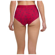Falke Daily Comfort Print 2-Pack hipster slip - zwart/rood