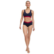 Falke Daily Comfort Print 2-Pack hipster slip - zwart/rood