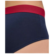 Falke Daily Comfort Print 2-Pack hipster slip - zwart/rood