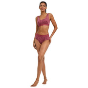 Falke Daily Comfort Print 2-pack hipsterslip - rood