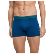 Falke Daily Comfort bedrukte boxershort van 2 stuks - blauw