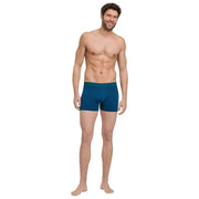 Falke Daily Comfort bedrukte boxershort van 2 stuks - blauw
