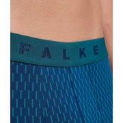 Falke Daily Comfort bedrukte boxershort van 2 stuks - blauw