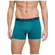 Falke Daily Comfort Boxershort van 2 stuks met print - Blauwgroen